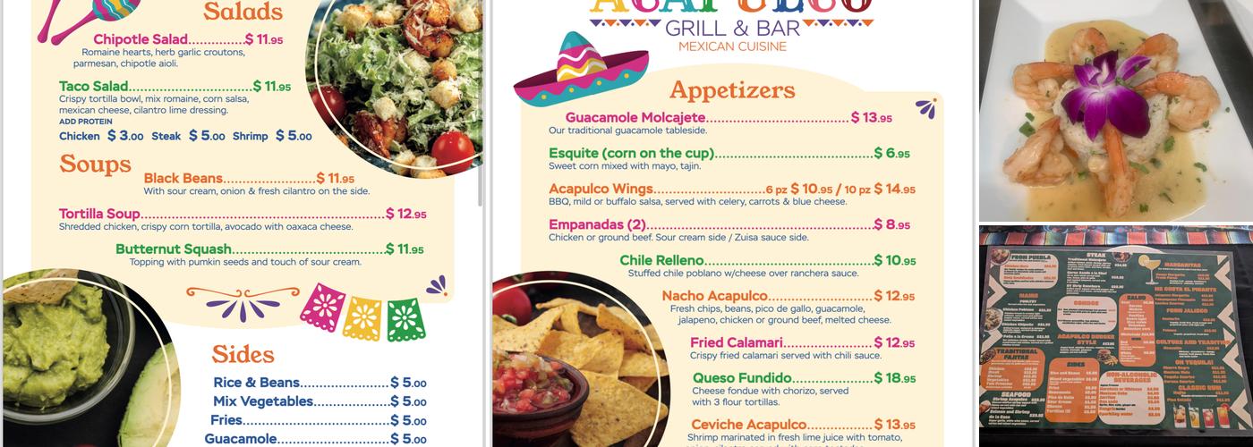ACAPULCO GRILL & BAR Menu
