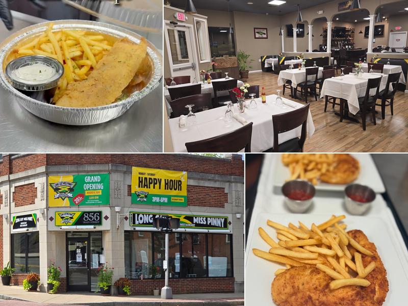 Long Gut Miss Pinny Jamaican Restaurant 856 Main St, Manchester