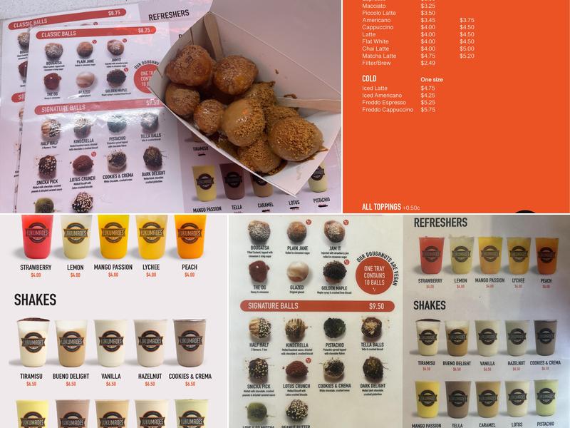 Lukumades Jacksonville Beach Menu