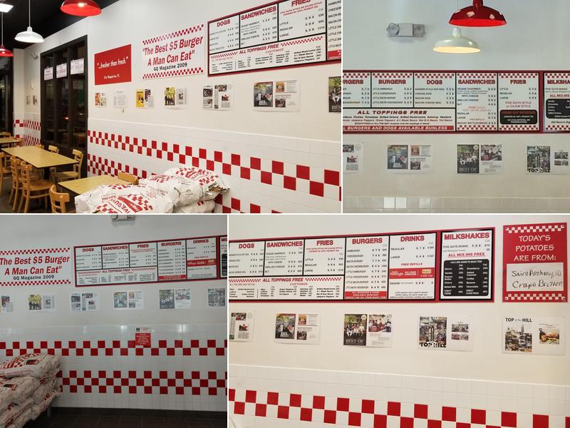Five Guys Menu