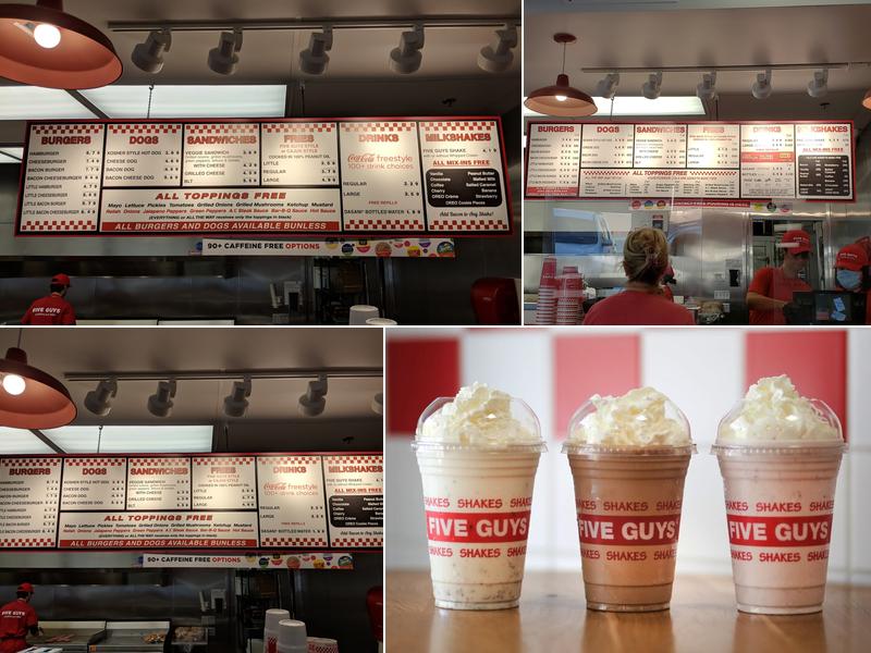 Five Guys Menu