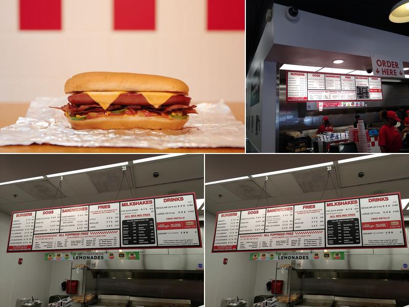 Five Guys Menu