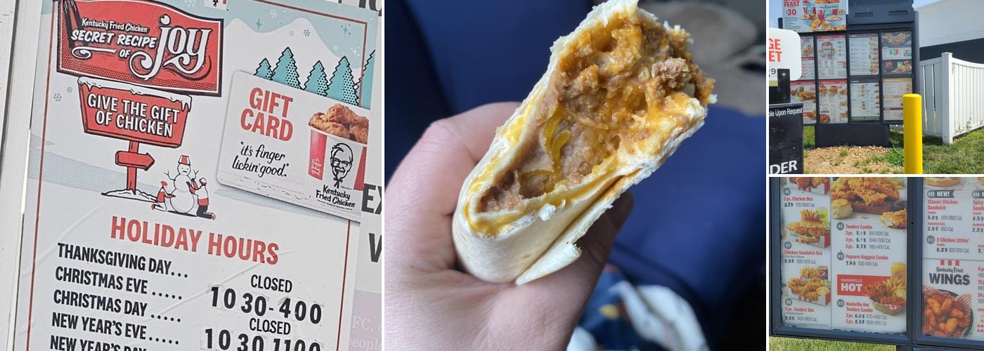 Taco Bell / KFC Menu