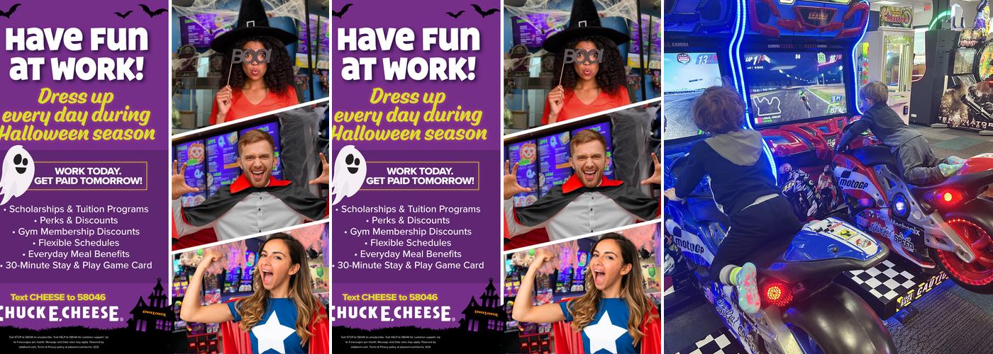 Chuck E. Cheese Menu