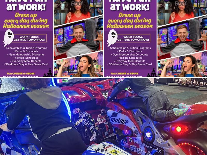 Chuck E. Cheese Menu