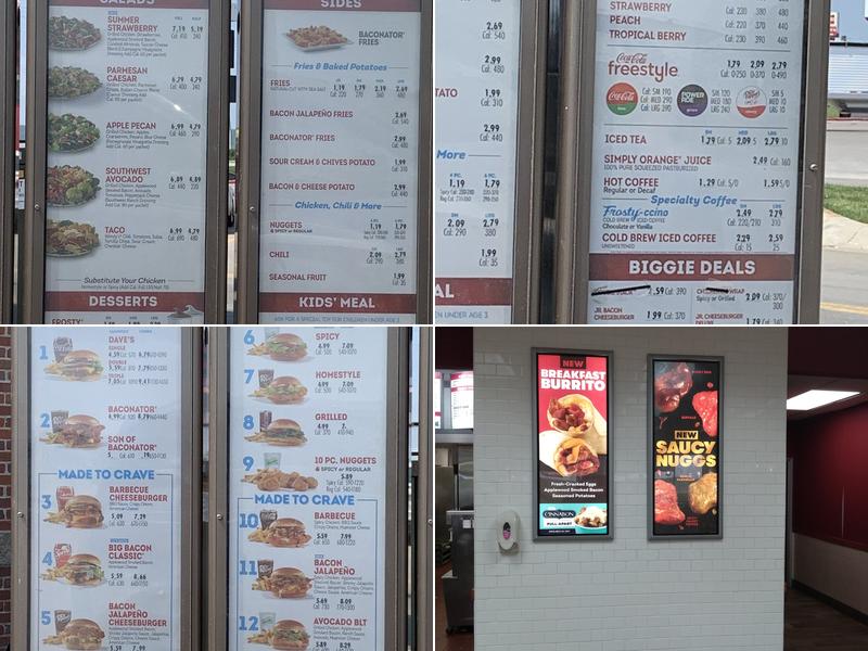Wendy's Menu