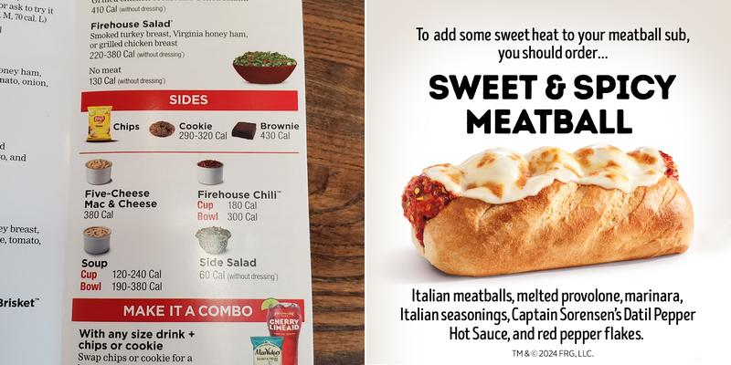 Firehouse Subs Blue Ridge Crossing Menu