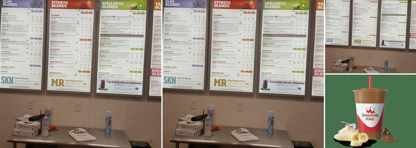 Smoothie King Menu