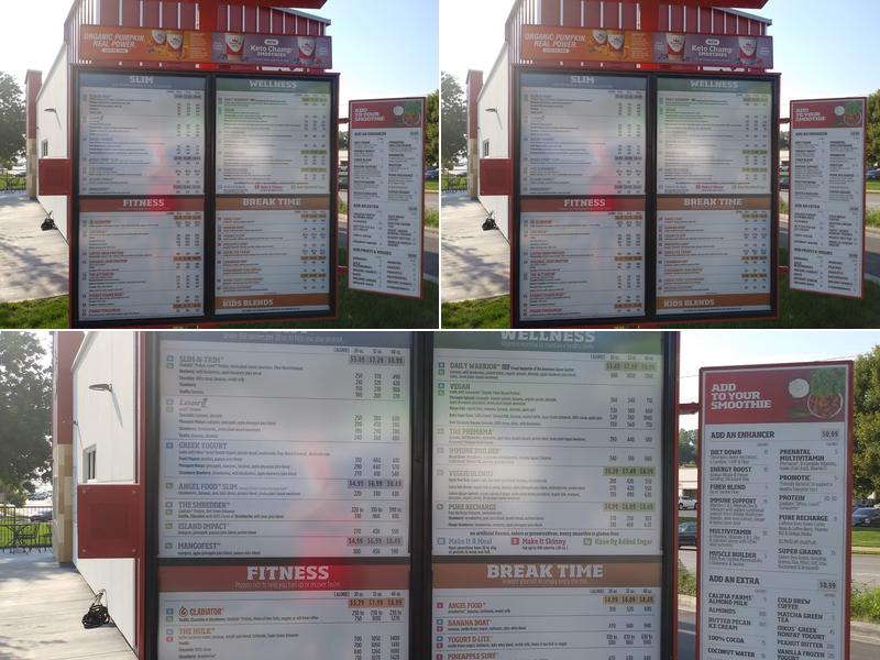 Smoothie King Menu