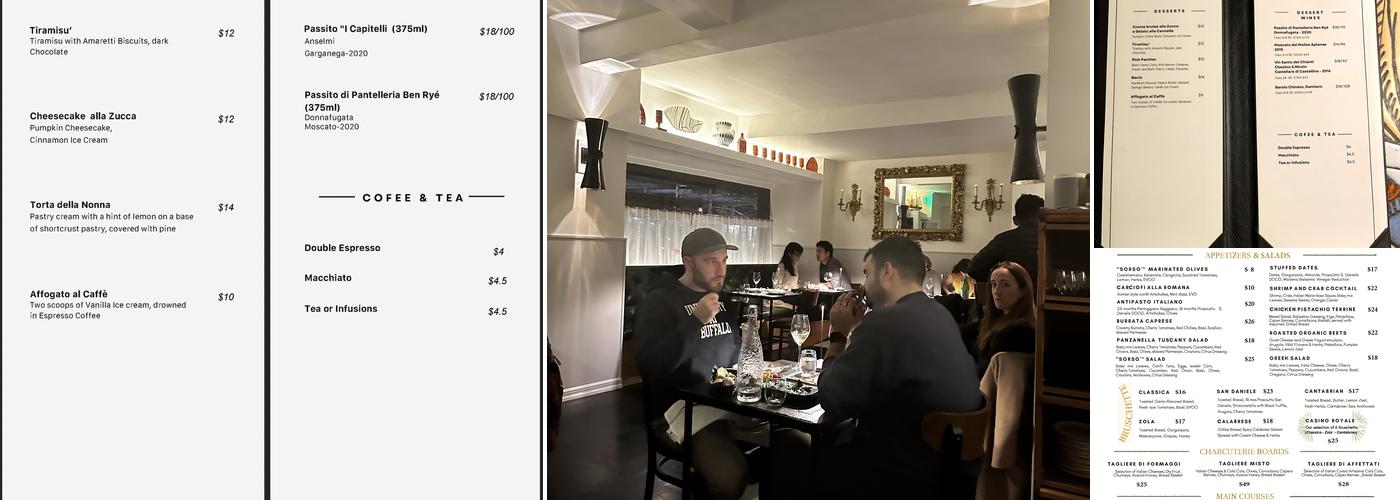 Sorso' Menu