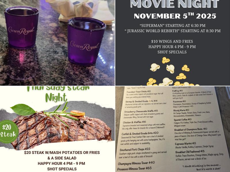 Congregate @Willowbrook Menu