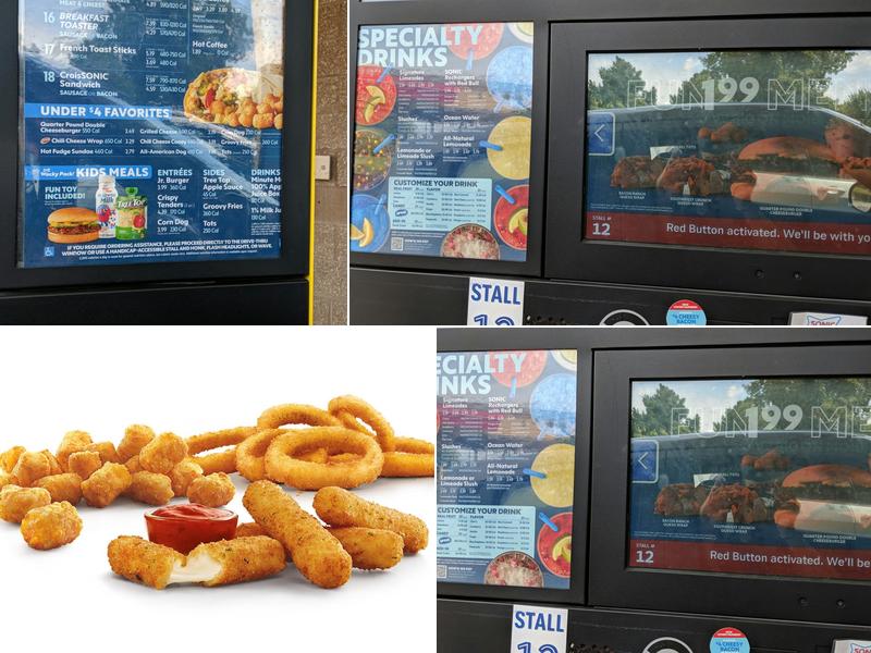 Sonic Drive-In Menu