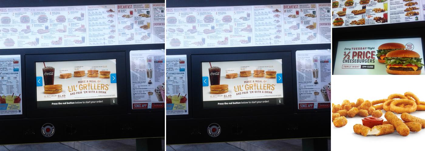 Sonic Drive-In Menu
