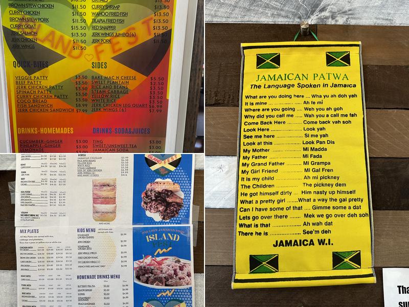 Island Fest Menu