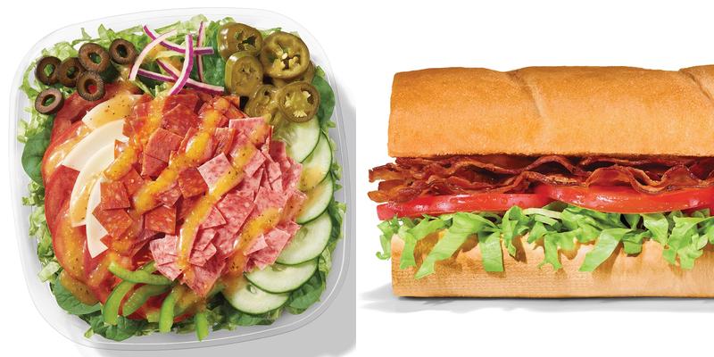 Subway Menu