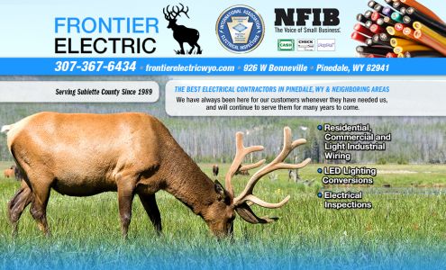 Frontier Electric Inc 926 Bonneville St, Pinedale Wyoming 82941