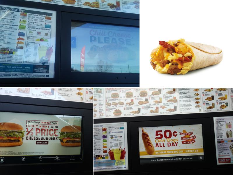 Sonic Drive-In Menu