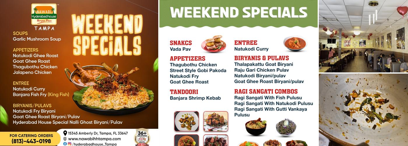Nawabi Hyderabad House Tampa Menu