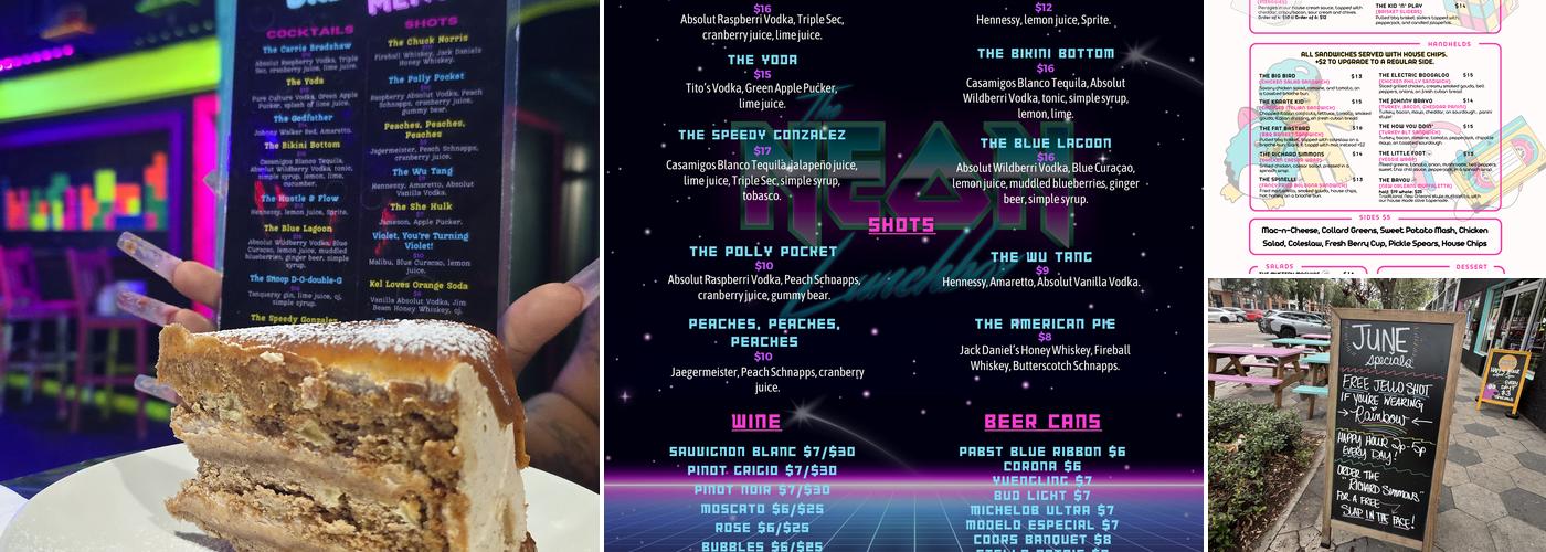 The Neon Lunchbox Menu