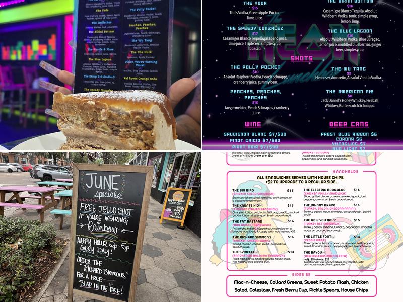 The Neon Lunchbox Menu