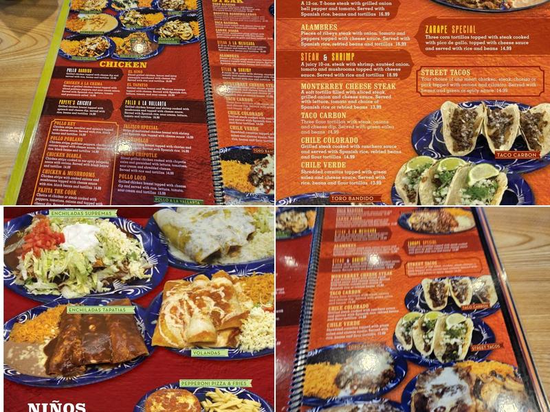 EL HERRADERO MEXICAN GRILL Menu