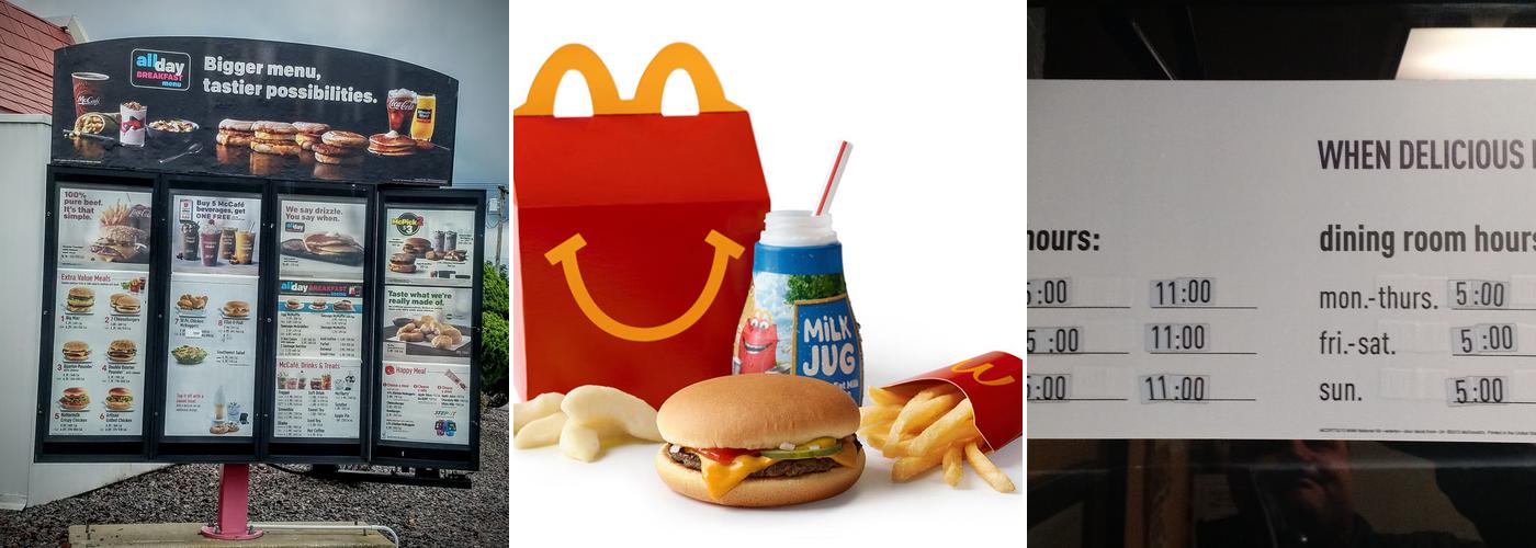 McDonald's Menu