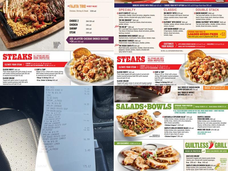 Chili's Grill & Bar Menu