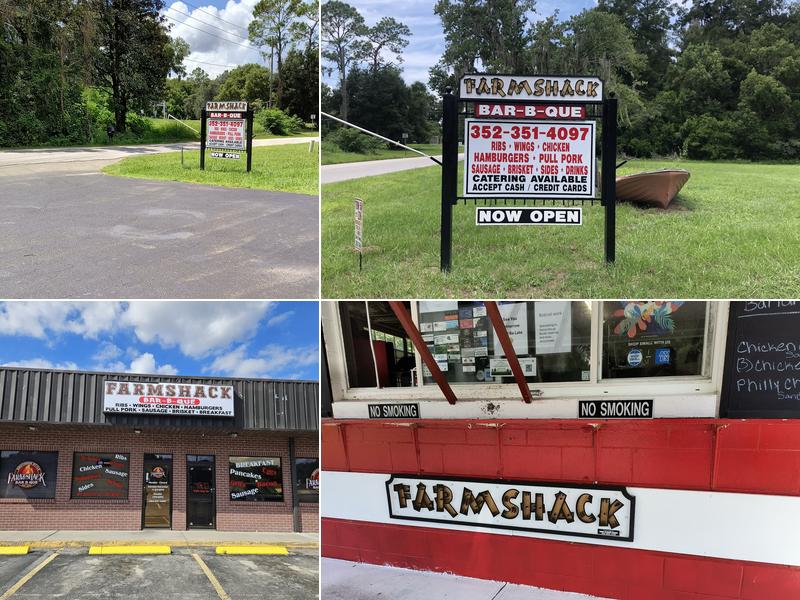 Southern Style Farmshack Bar B Que Menu