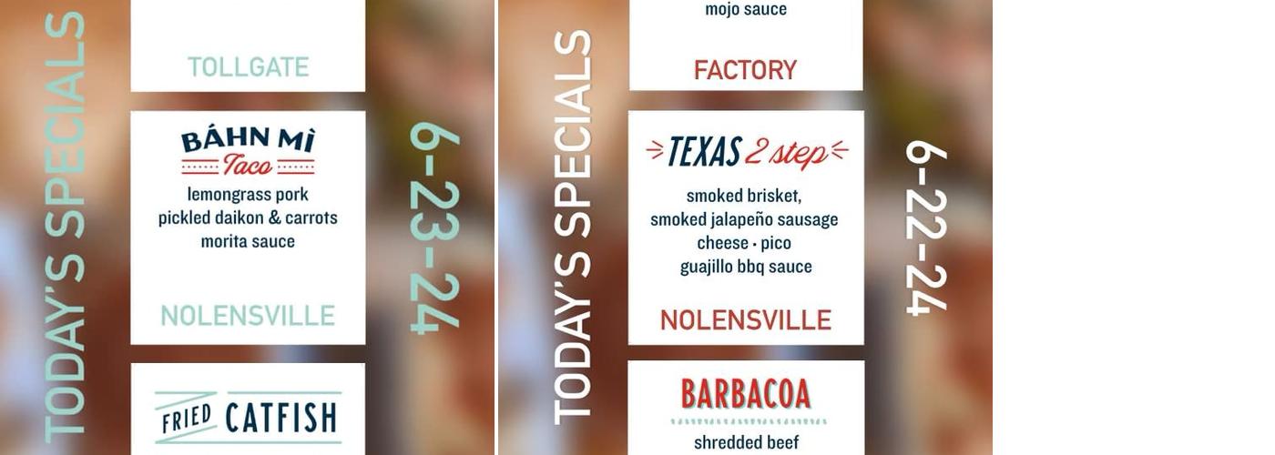 Mojo’s Tacos - Nolensville Menu