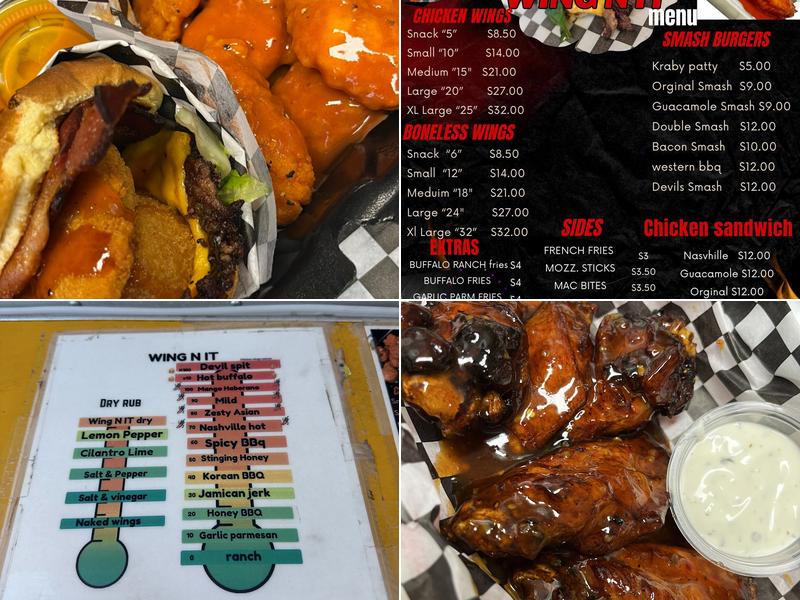 Wing N It Menu