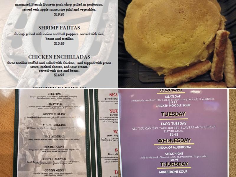 Casino Restaurant Menu