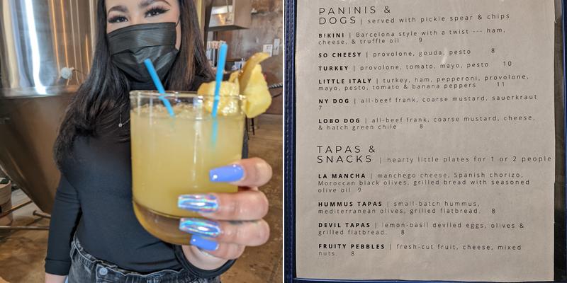 JUNO Brewery Menu