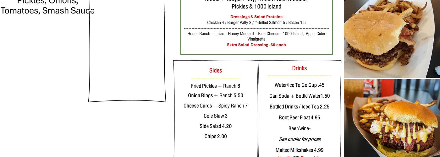 C.J.'s Roadside Menu