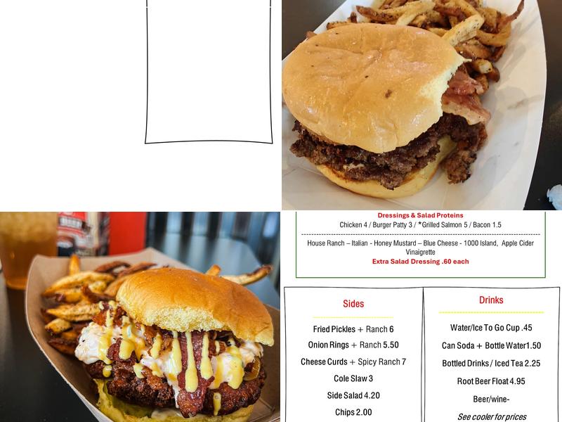 C.J.'s Roadside Menu