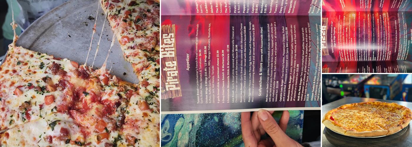 Scallywags Pizza Menu