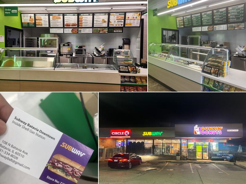 Subway 108 N Batavia Ave, Batavia