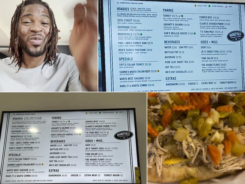 Bronzeville Hoagie & Panini Menu