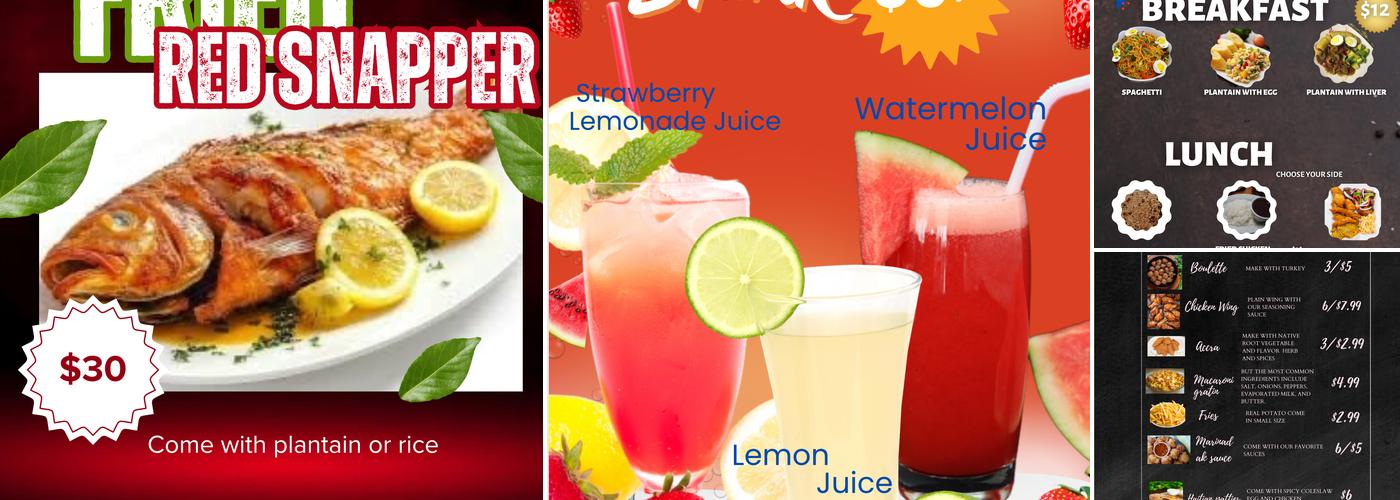 Olivier’ Haitian cuisine Menu