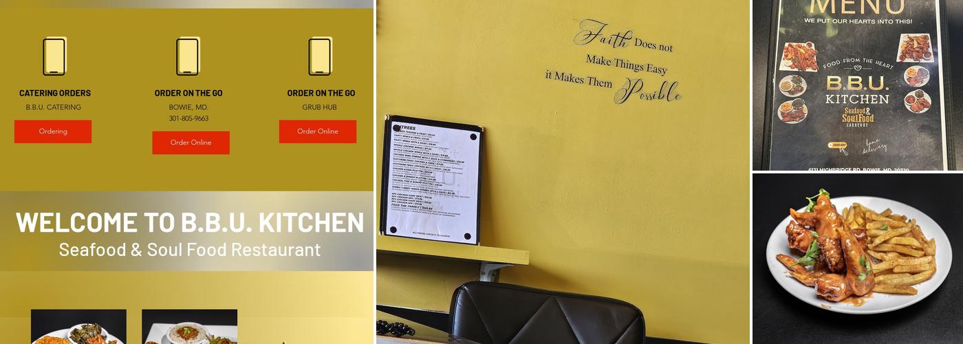 B.B.U. Kitchen Bowie Menu