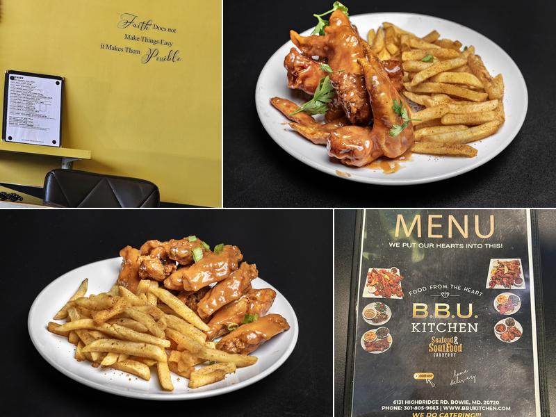B.B.U. Kitchen Bowie Menu