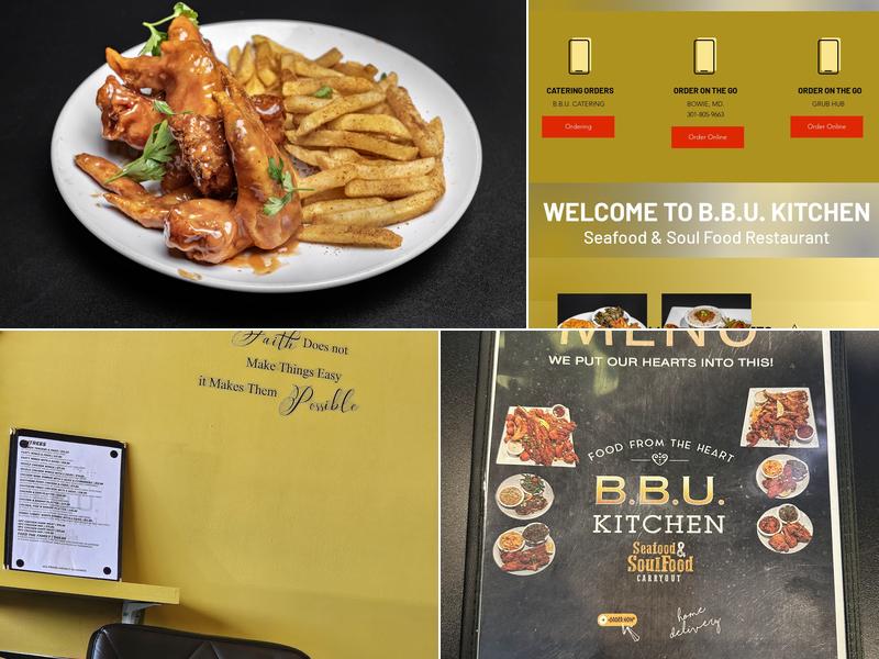 B.B.U. Kitchen Bowie Menu