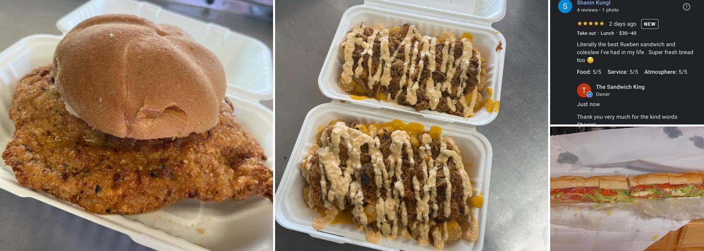 The Sandwich King Pizza