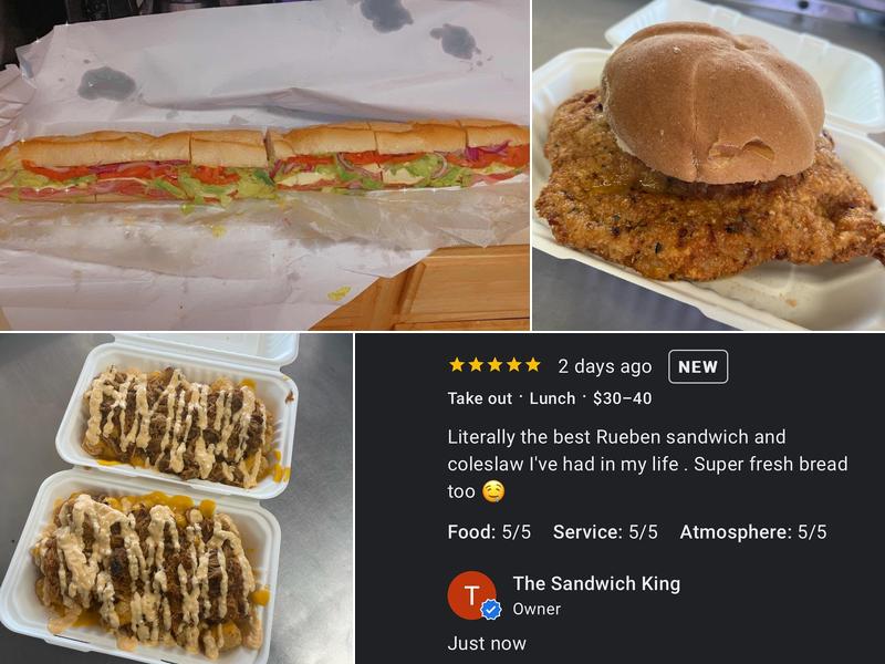 The Sandwich King Pizza