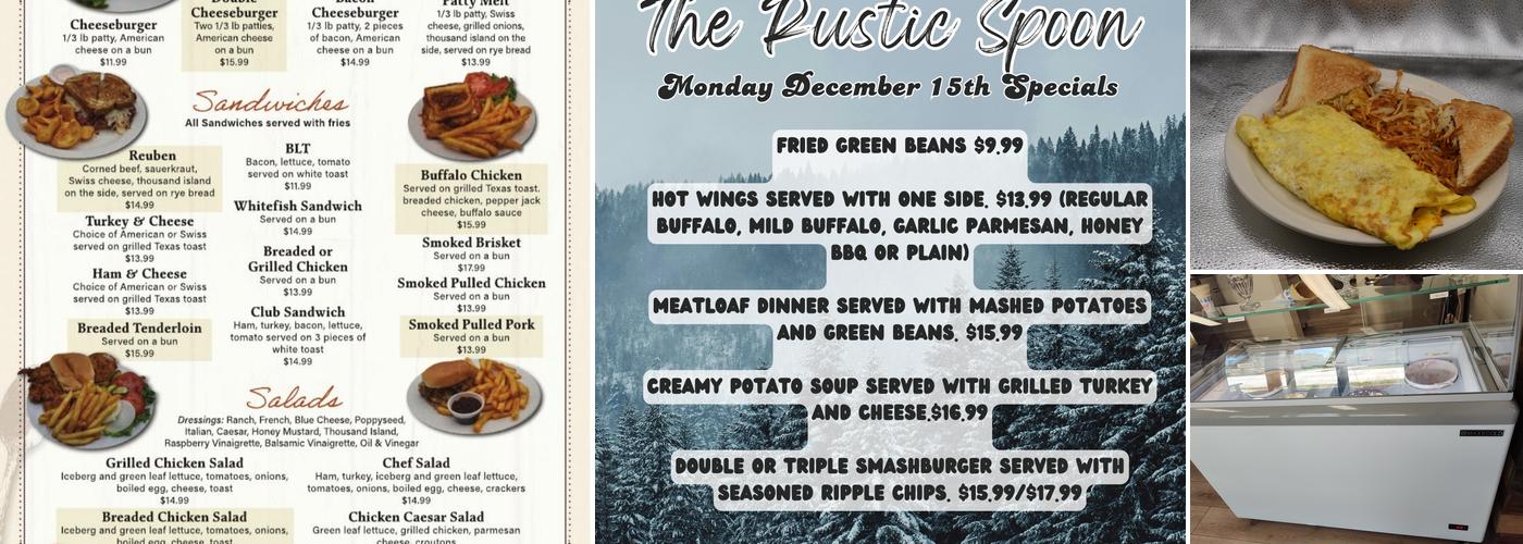 The Rustic Spoon Menu