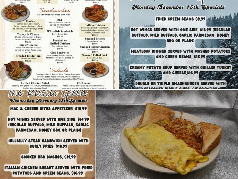 The Rustic Spoon Menu