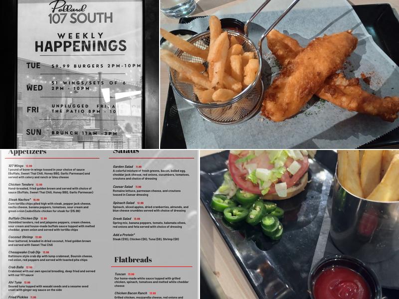 Pollard 107 South Menu