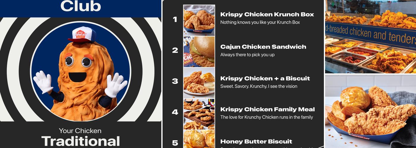 Krispy Krunchy Chicken Menu