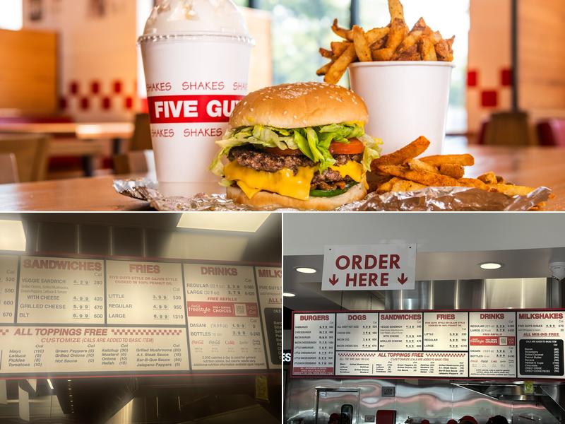 Five Guys Menu