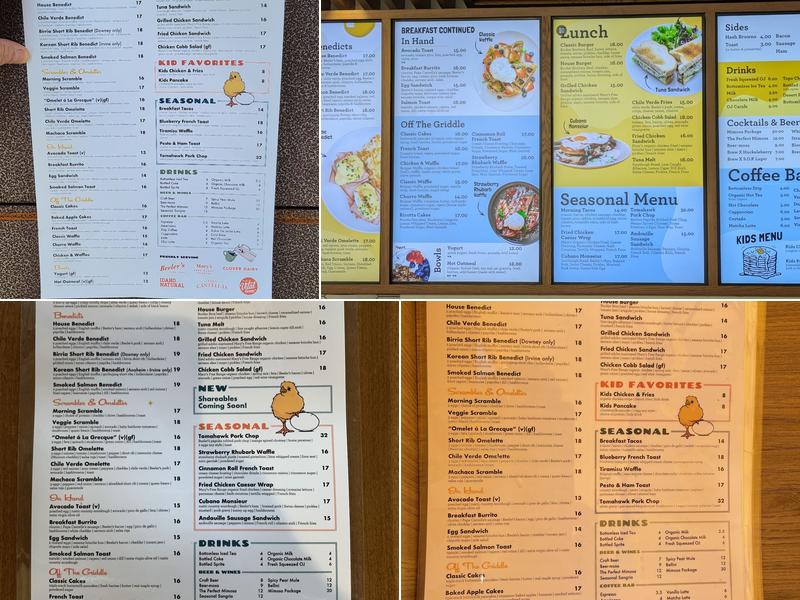 Poached Neighborhood Kitchen Menu