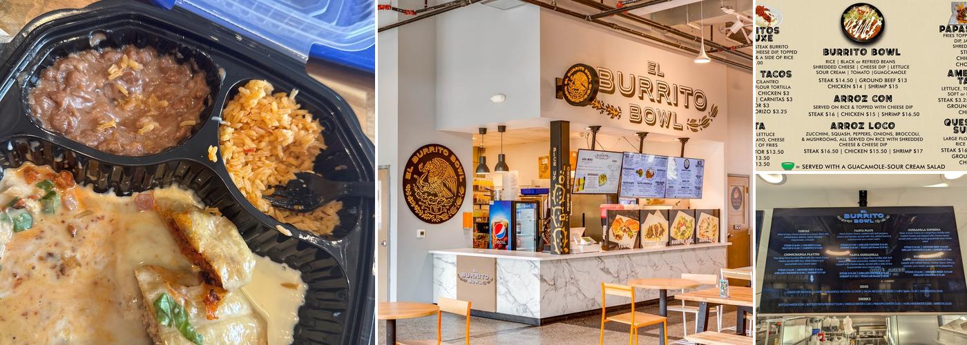 El Burrito Bowl Menu